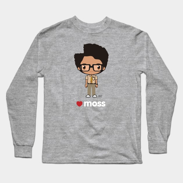 Love Moss - the IT Crowd Long Sleeve T-Shirt by KYi